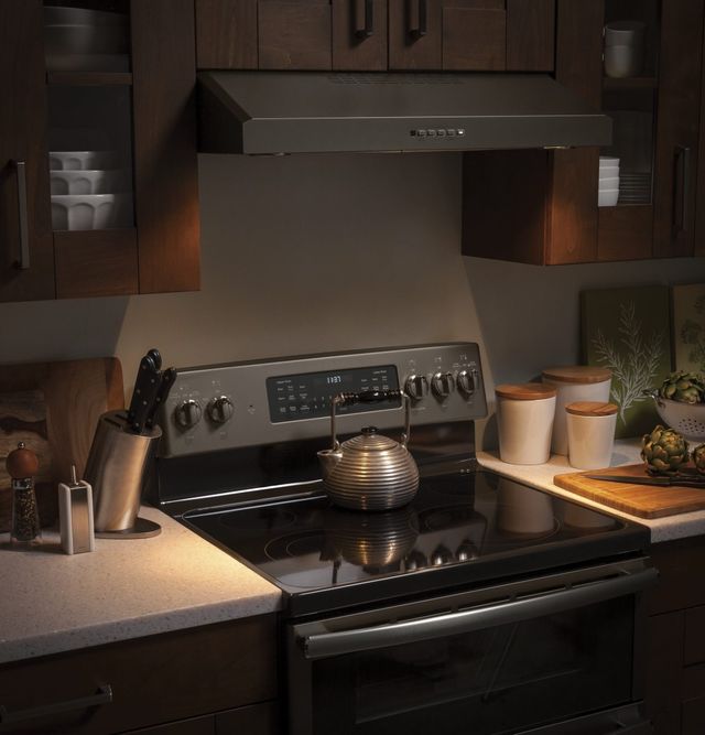 GE® Series 30" Slate Under Cabinet Range Hood-2