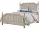 Vaughan-Bassett Arrendelle Rustic White Queen Poster Bed-0
