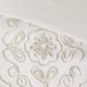 Olliix by Madison Park Violette 3 Piece Ivory and Taupe King/California King Tufted Cotton Chenille Comforter Set-5