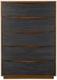 Michael Amini® Kayner Charcoal 5-Drawer Chest-1