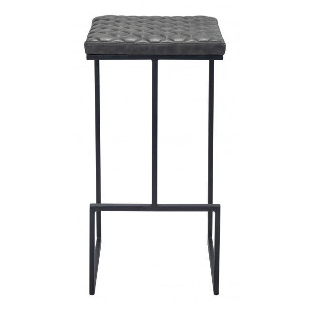 Zuo® Modern Element Gray Bar Stool-2