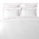Laura Park Designs Pink/White Cotton Scalloped King Duvet Cover-0