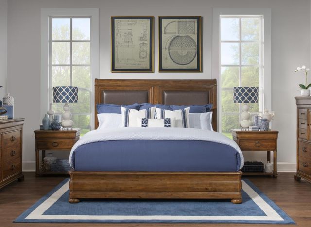 Legacy Classic Echelon Heritage Walnut Open Nightstand-1
