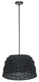 Uttermost® Persephone Matte Black Pendant-0