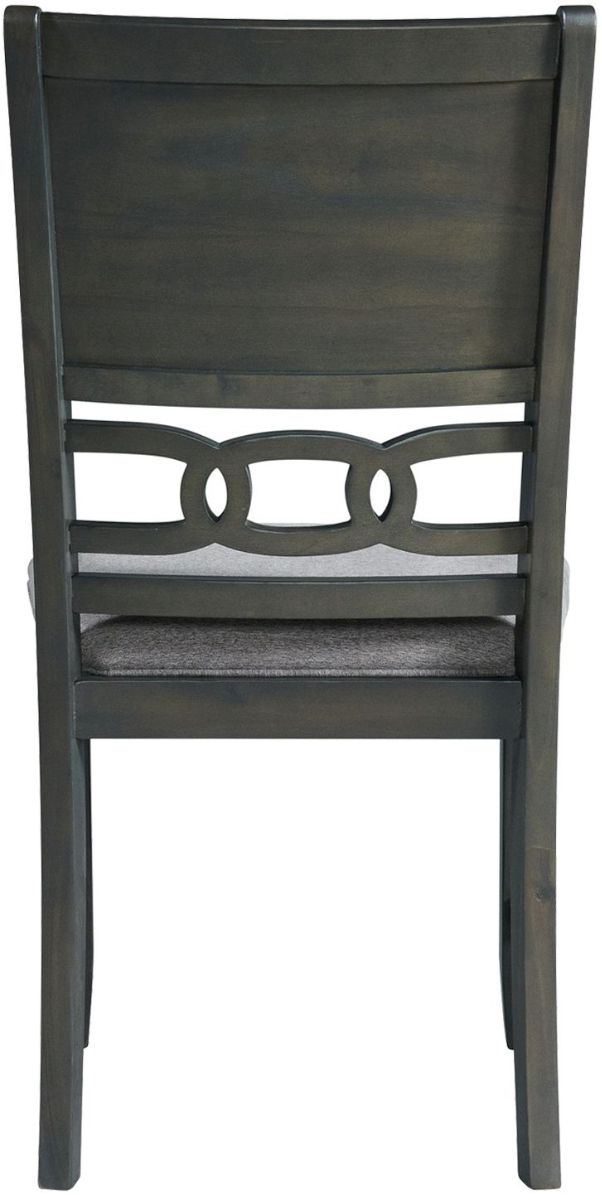 Elements International Amherst Gray Dining Side Chairs-1