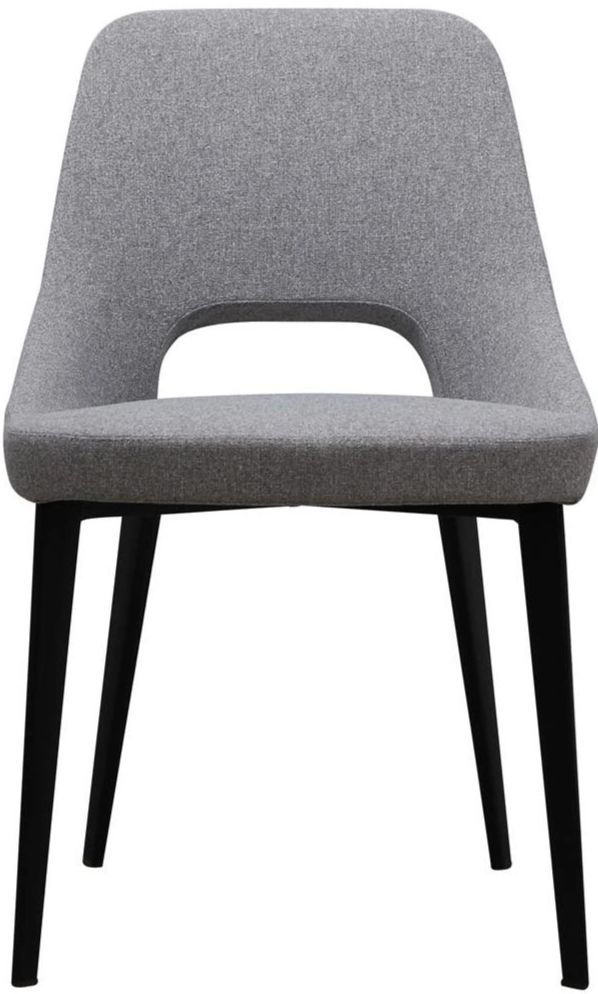 Moe's Home Collection Tizz Light Grey Dining Side Chair-1