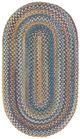 Capel Rugs American Legacy Slate Blue 27" x 48" Oval Rug-0