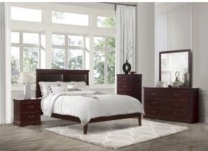 Mazin Furniture Seabright Cherry Full Bed-3
