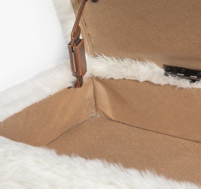 Jofran Inc. Huggy Natural Storage Bench-4