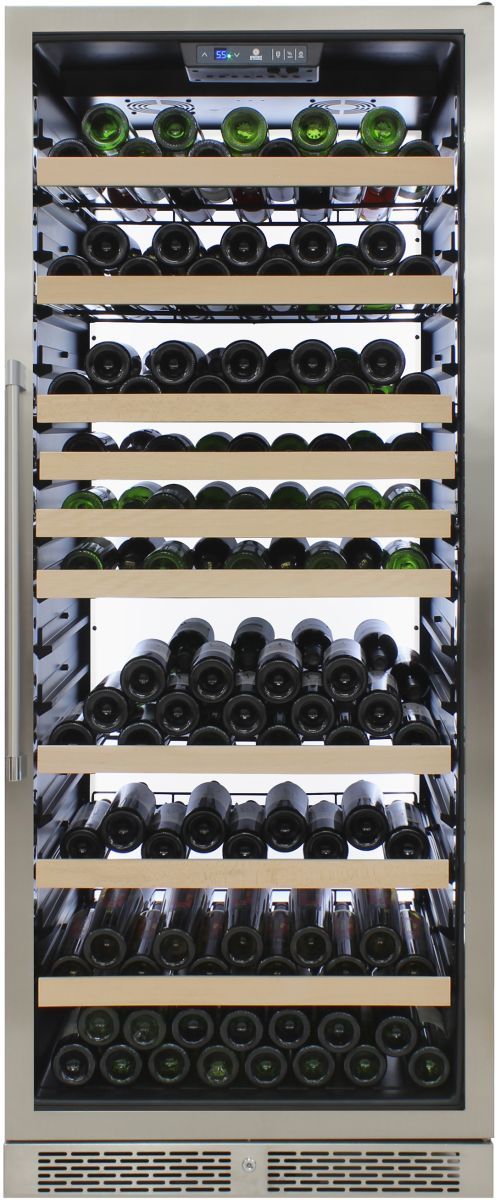 Vinotemp 30" Stainless Steel Backlit Wine Cooler-1