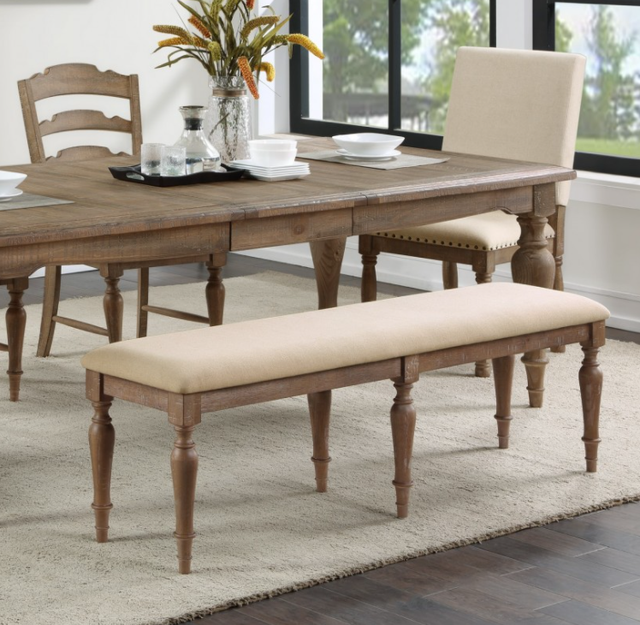 Winners Only® Augusta Vanilla Bench-1