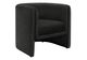 Monarch Specialties Inc. Black 29" Straight Barrel-Back Accent Chair-0