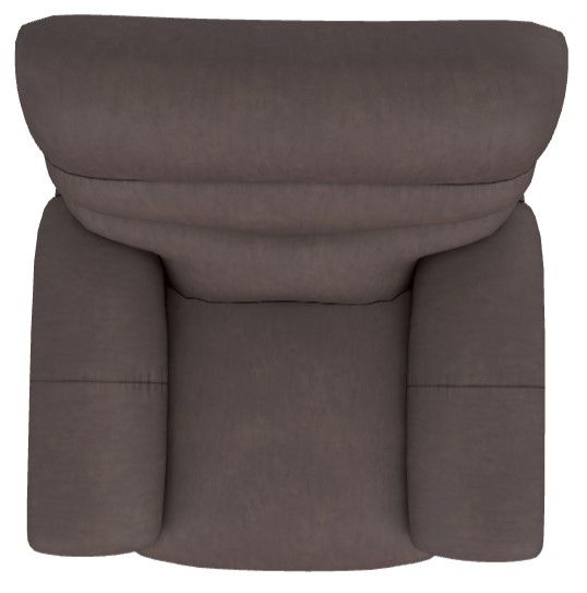 La-Z-Boy® Joshua Chestnut Leather Power Rocking Recliner with Headrest-4