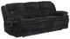 Homelegance® Goodland Black Manual Double Reclining Sofa-0