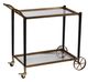 A & B Home Classic Chic Gold Serving Cart -0