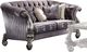 ACME Furniture Versailles Antique Platinum/Purple Loveseat-0