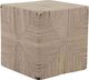 LR Home Brown Ottoman-0