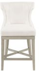 Olliix by Madison Park Cream Carson Counter Stool with Swivel Seat-4