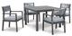 Signature Design by Ashley® Eden Town 5-Piece Gray Outdoor Dining Set-0
