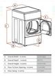 Speed Queen Commercial White 27" Commercial Dryer-4