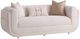 Michael Amini® Savannah Breeze White Loveseat-0