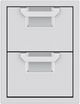 Aspire By Hestan® AEDR Series 16" Steeletto Double Drawers-0