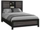 Global Furniture USA Lisbon Black/Gray Full Bookcase Bed-0