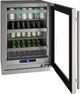 U-Line® 5 Class 24" Stainless Frame Beverage Center-2