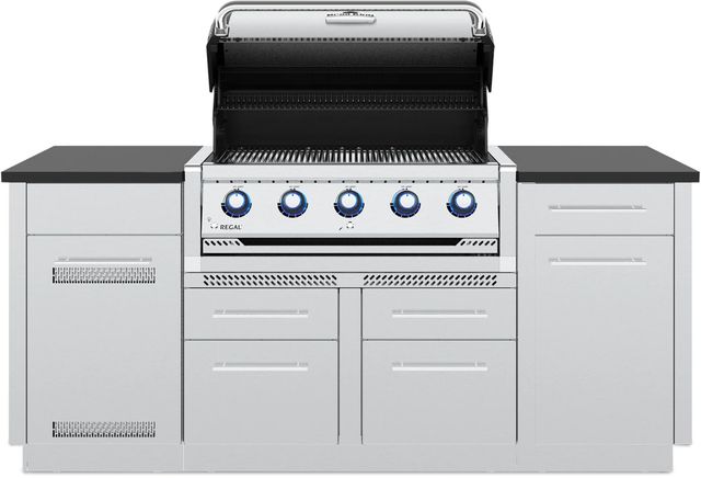 Broil King® Regal™ S 520i 5-Burner Stainless Steel Built-In Liquid Propane Grill-1