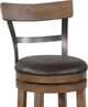 Sunny Designs™ Doe Valley Buckskin 30" Fullback Swivel Bar Stool-4