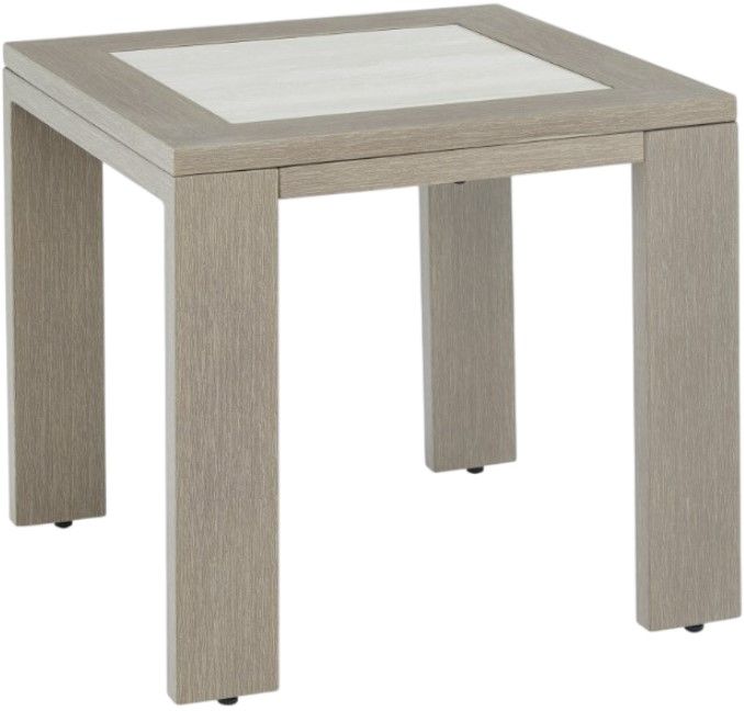Signature Design by Ashley® Kimpton Isle Brown Aluminum Outdoor End Table