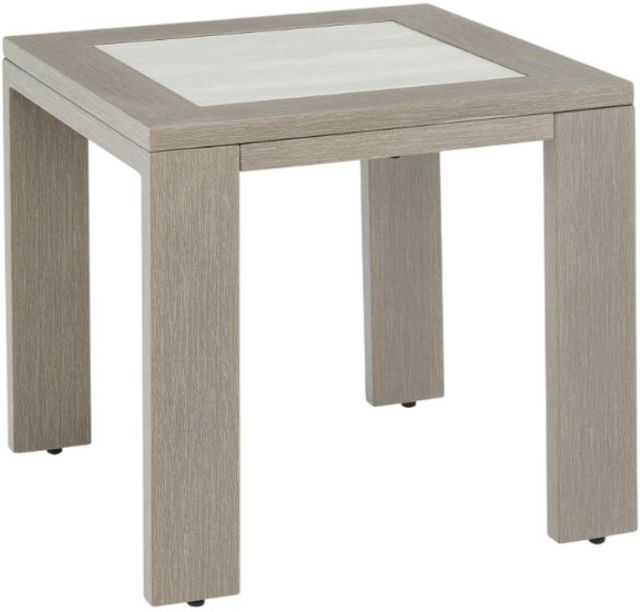 Signature Design by Ashley® Kimpton Isle Brown Aluminum Outdoor End Table-0