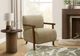 Monarch Specialties Inc. Light Brown/Walnut 31" Accent Chair-1