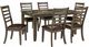Furniture of America® Adia 7-Piece Brown Dining Set-0