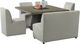 Elements International Jemma 6-Piece Gray Dining Table Set-0