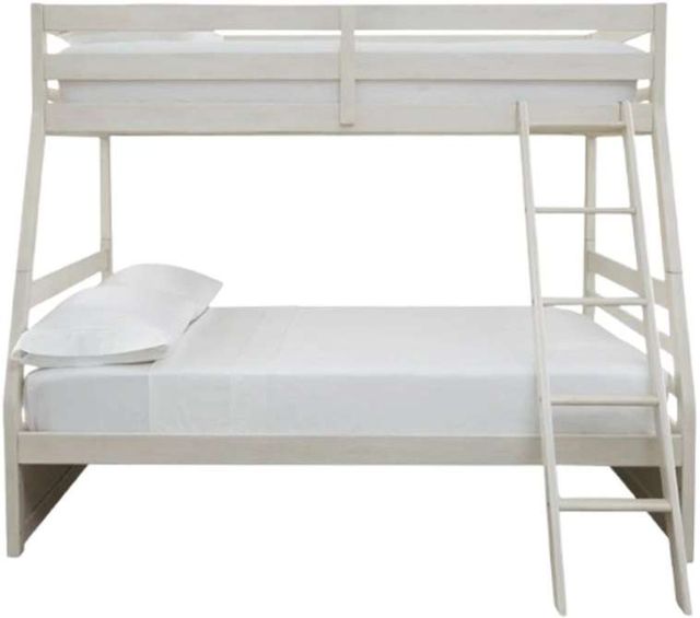 Signature Design by Ashley® Robbinsdale Antique White Youth Twin/Full Bunk Bed-1