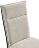 Elements International Axel Espresso/Light Gray Dining Chair-4