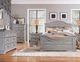 American Woodcrafters 7820 Stonebrook 3-Piece Antique Gray Full Bedroom Set-1