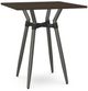 Amisco Customizable Link Birch Veneer 42" Square Bar Table-0