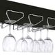 Coaster® Risley Chrome/Dark Charcoal Bar Cabinet with LED-4