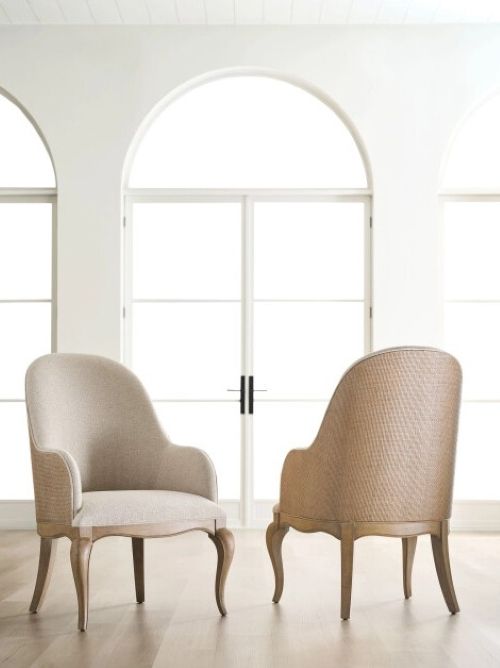 American Drew® Chastain Medford Beige/Brown Host Chair-1