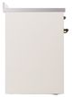 Ilve® Nostalgie II Noblesse 30'' Antique White Pro Style Induction Range with Burnished Trim-2