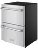 Thor Kitchen® Gordon Ramsay 24" 5.4 Cu. Ft. Stainless Steel Under-Counter Outdoor Freestanding Freezer Drawer-3