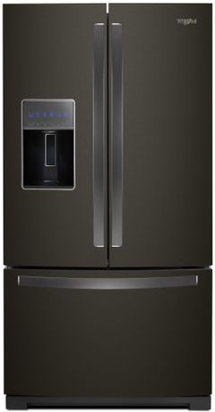 Whirlpool® 36 in. 26.8 Cu. Ft. Black Stainless Steel French Door Refrigerator