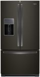 Whirlpool® 36 in. 26.8 Cu. Ft. Black Stainless Steel French Door Refrigerator-0