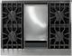 Viking® 5 Series 36" Squall Pro Style Dual Fuel (NG) Range with Polished Chrome Trim-4