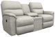 La-Z-Boy® Brooks Sugar Manual Reclining Loveseat with Console-0
