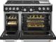 Café™ 48" Matte Black Pro Style Dual Fuel Range with 6 Burners and Griddle-3