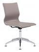 Zuo® Glider Taupe Conference Office Chair-0