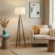 Northfield Living Sway Brassed Gold Floor Lamp-4